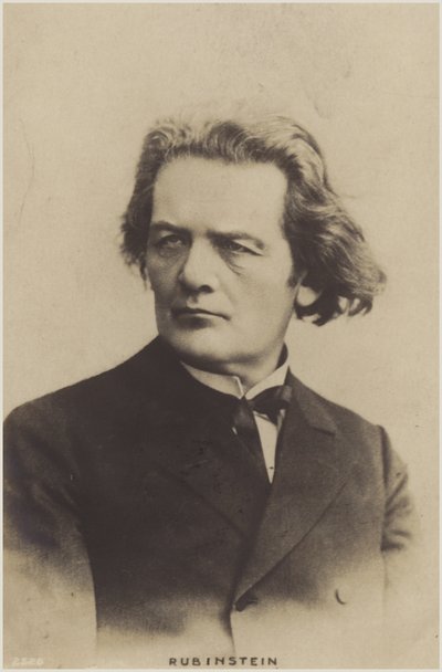 Ritratto di Anton Rubinstein da Russian Photographer