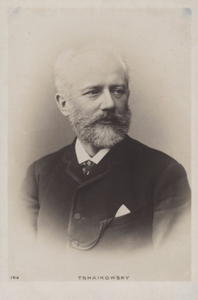 Pyotr Ilyich Tchaikovsky, compositore russo da Russian Photographer