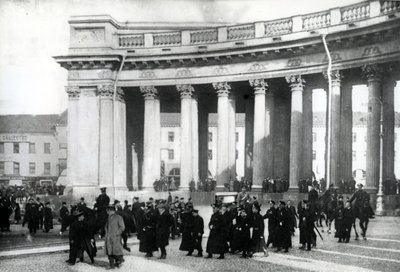 Dimostrazione studentesca, San Pietroburgo, 1905 da Russian Photographer