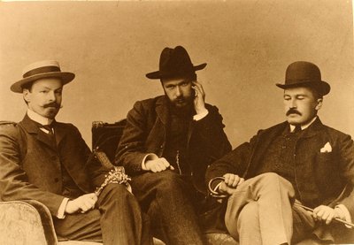 I poeti Konstantin Dmitriyevich Balmont (Constantin Dmitrievitch Balmont) da Russian Photographer
