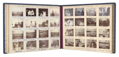 La famiglia imperiale russa, pagina da un album di fotografie, c.1897-99 da Russian Photographer