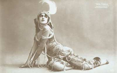 Vera Fokina in Scheherazade da Russian Photographer
