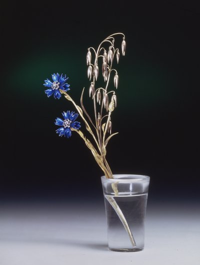 Fiordalisi e Spighe di Grano, Fabergé, anni 1880 da Russian School