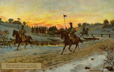 Ritirata di Napoleone da Mosca da Russian School