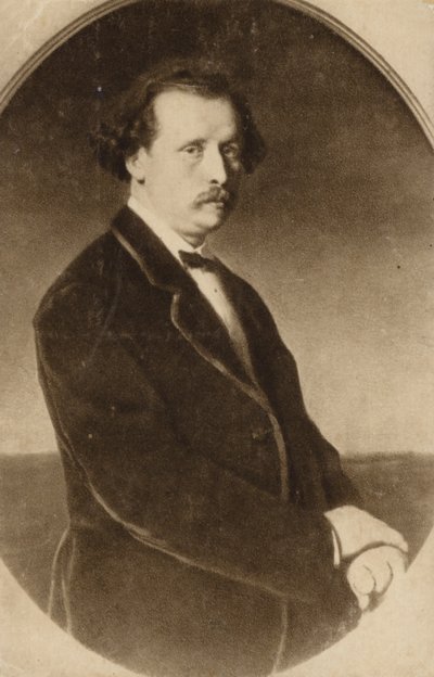 Ritratto di Anton Rubinstein da Russian School