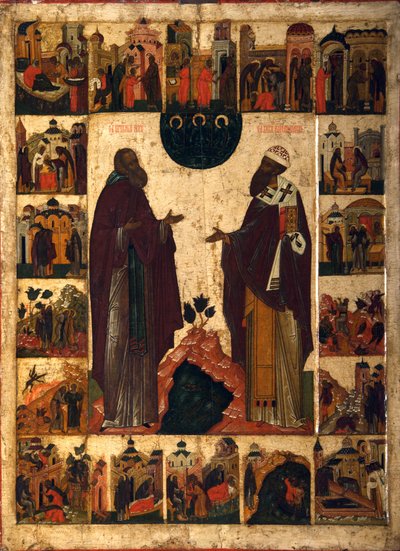 San Cirillo del Lago Bianco e San Cirillo di Alessandria, seconda metà del XVIII secolo da Russian icon.