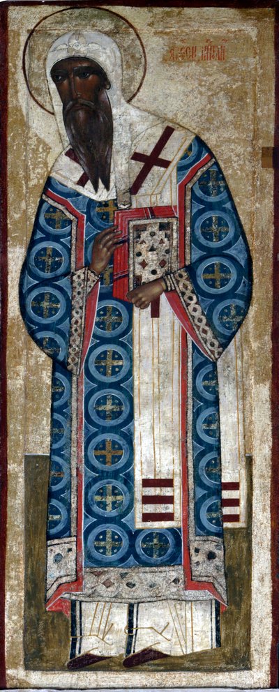 San Metropolita Alessio, XVI secolo da Russian icon.