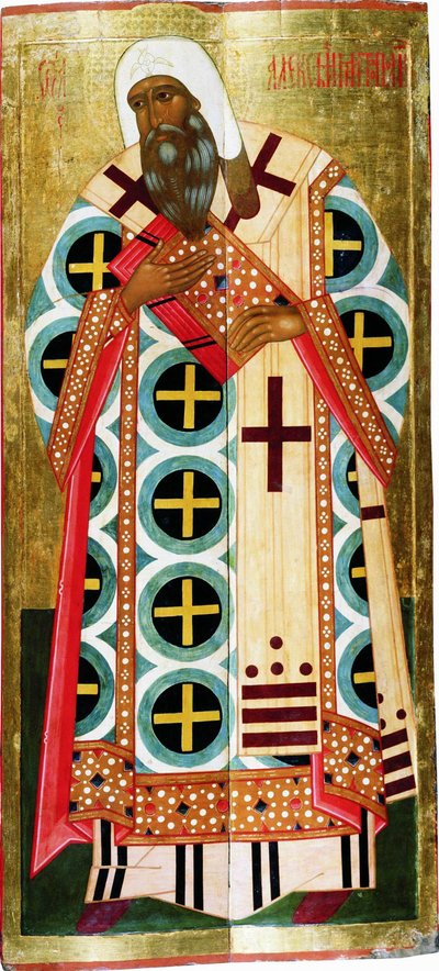 San Metropolita Alessio da Russian icon.