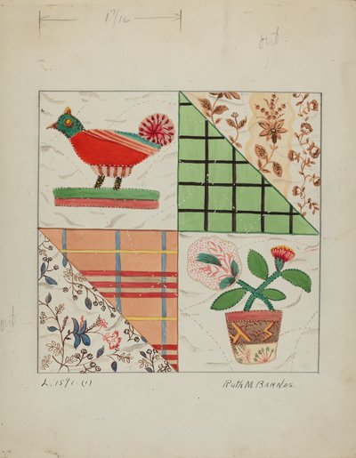 Trapunta Applique da Ruth M Barnes