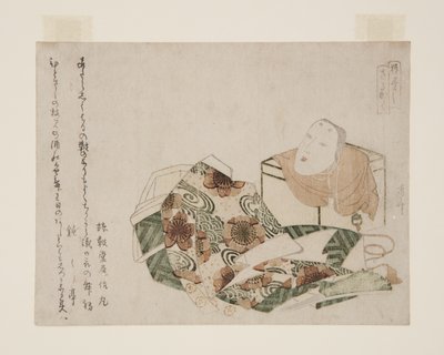 Maschera e altri oggetti per la danza Noh da Ryuryukyo Shinsai