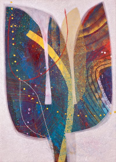 Fioritura astratta dai colori vivaci da SAN STARLING