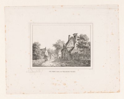 Vista del villaggio di Velsen da S.F. Sanders