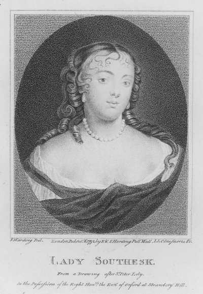 Lady Southesk (incisione) da S. (after) Harding