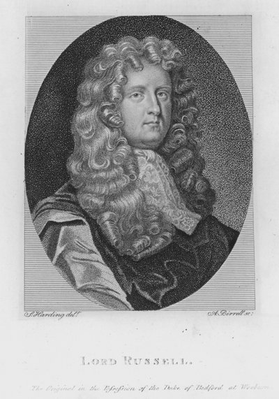 Lord Russell (incisione) da S. (after) Harding