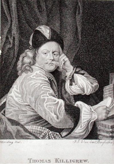 Thomas Killigrew (1612-83), inciso da J.J. Van den Bergh da S. (after) Harding