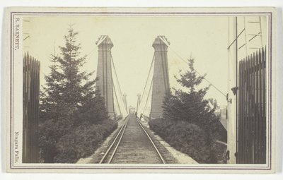 Ponte sospeso ferroviario, Cascate del Niagara da S. Barnett