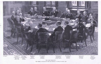 Il Ministero della Guerra, da Dopo Pretoria: La guerra di guerriglia pubblicata da Harmsworth Bros Limited, 1901 da S. Begg