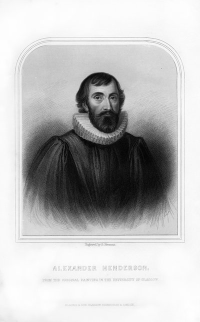 Alexander Henderson, teologo scozzese, 1870 da S. Freeman