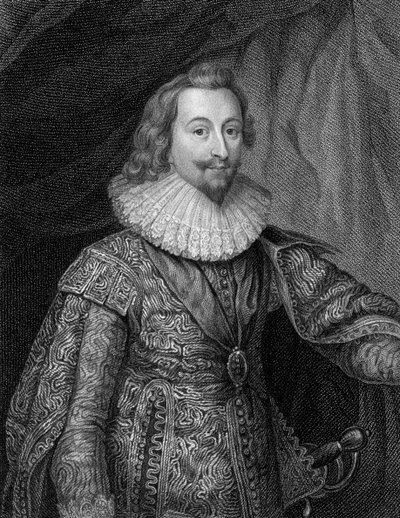 George Villiers, 1° Duca di Buckingham 1592-1628, 1824 da S. Freeman
