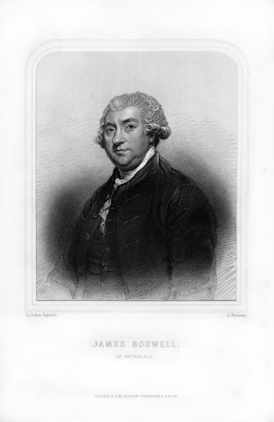 James Boswell, 9° Laird di Auchinleck, avvocato scozzese, diarista e autore, 1870 da S. Freeman