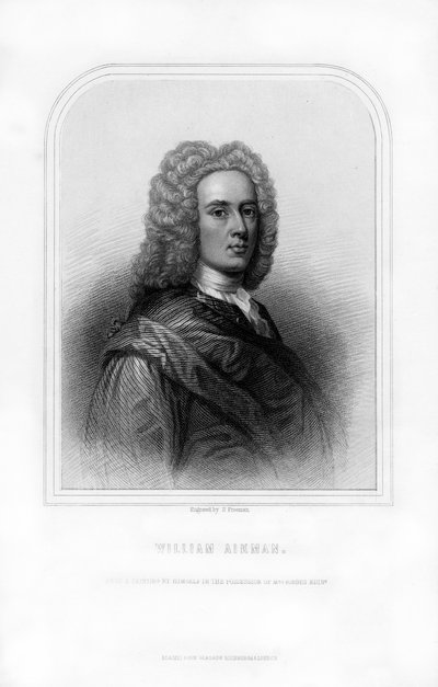 William Aikman, eminente pittore di ritratti scozzese, 1870 da S. Freeman