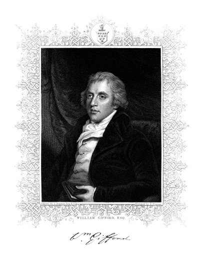 William Gifford, critico, editore e poeta inglese da S. Freeman