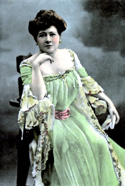 Marie Tempest 1864-1942, cantante e attrice inglese, 1905 da S Hildesheimer and Co