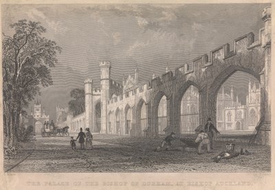 Il Palazzo del Vescovo di Durham, a Bishop Auckland; pagina 96 (Volume Uno) da S. Lacey