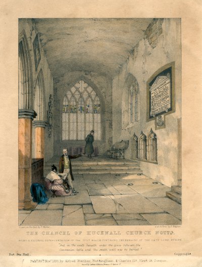 Il presbiterio della chiesa di Hucknall, Nottinghamshire da S Rayner