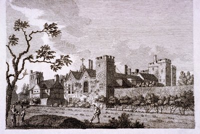 Giardino al Lambeth Palace, Londra da S Sparrow