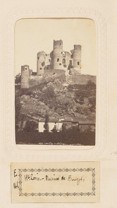 Alta Loira - Rovine di Bouzols da Sabatier