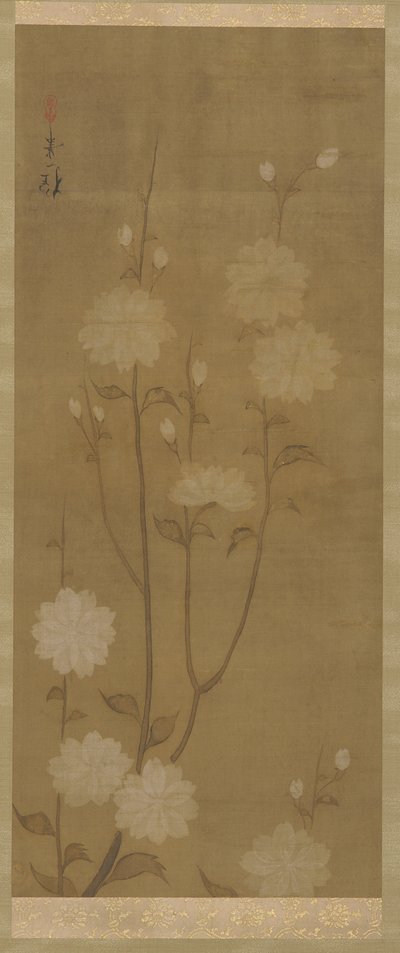 Rami di Ciliegio Pendenti in Fiore, periodo Edo da Sakai Hoitsu