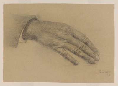 Studio di mano distesa da Sally Lohr (signed by artist)