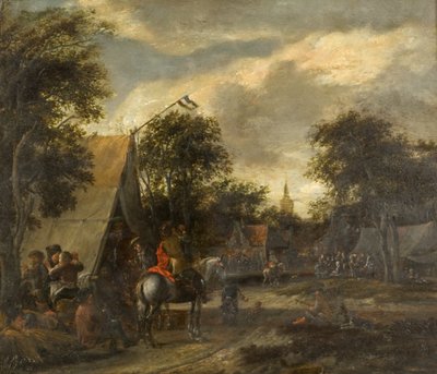 Una festa di villaggio da Salomon (follower of) Rombouts