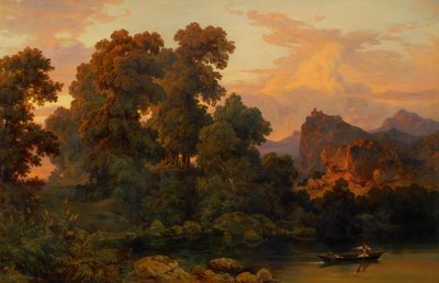 Paesaggio italiano da Salomon Corrodi