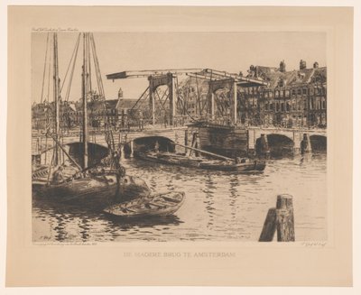 Il Magere Brug ad Amsterdam da Salomon Garf