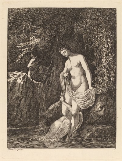 Leda e il cigno da Salomon Gessner