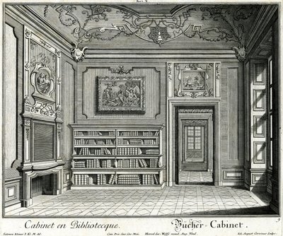 Gabinetto dei libri da Salomon Kleiner