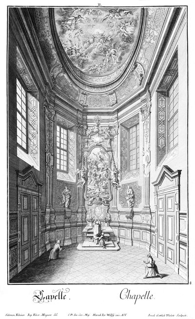 Cappella del castello da Salomon Kleiner