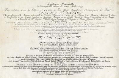 Frontespizio della prima parte da Salomon Kleiner