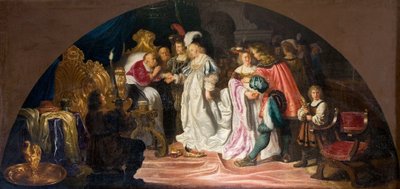 Dipinto del soffitto del Castello di Kronborg, Danimarca da Salomon Koninck