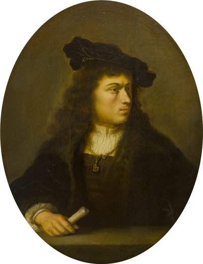 Ritratto di un uomo sconosciuto, c.1629-56 da Salomon Koninck