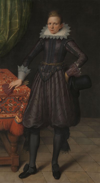 Ritratto di Peter Courten (1599-1624) da Salomon Mesdach (attributed to)