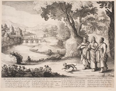 Pellegrini a Emmaus da Salomon Savery