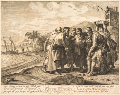 San Pietro trova il tributo in un pesce da Salomon Savery
