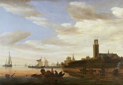 Haarlem, 1667 da Salomon van Ruisdael or Ruysdael
