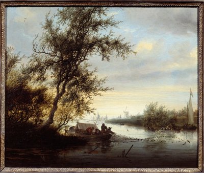 Sorelle in una barca da Salomon van Ruisdael or Ruysdael