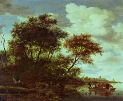 Immagine sconosciuta da Salomon van Ruisdael or Ruysdael
