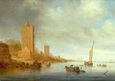Immagine sconosciuta da Salomon van Ruisdael or Ruysdael