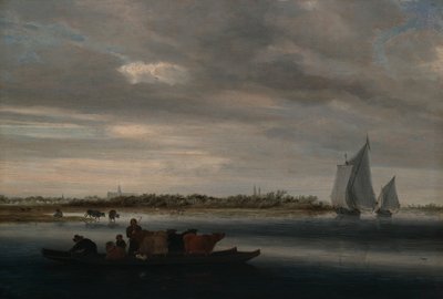 Veduta di Alkmaar da Salomon van Ruysdael